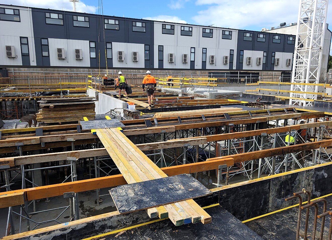 Suspended slab formwork — Cardabuilt, Moorabbin