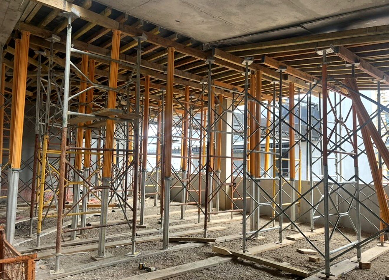 Soffit and vertical formwork at the Cardabuilt Truganina project