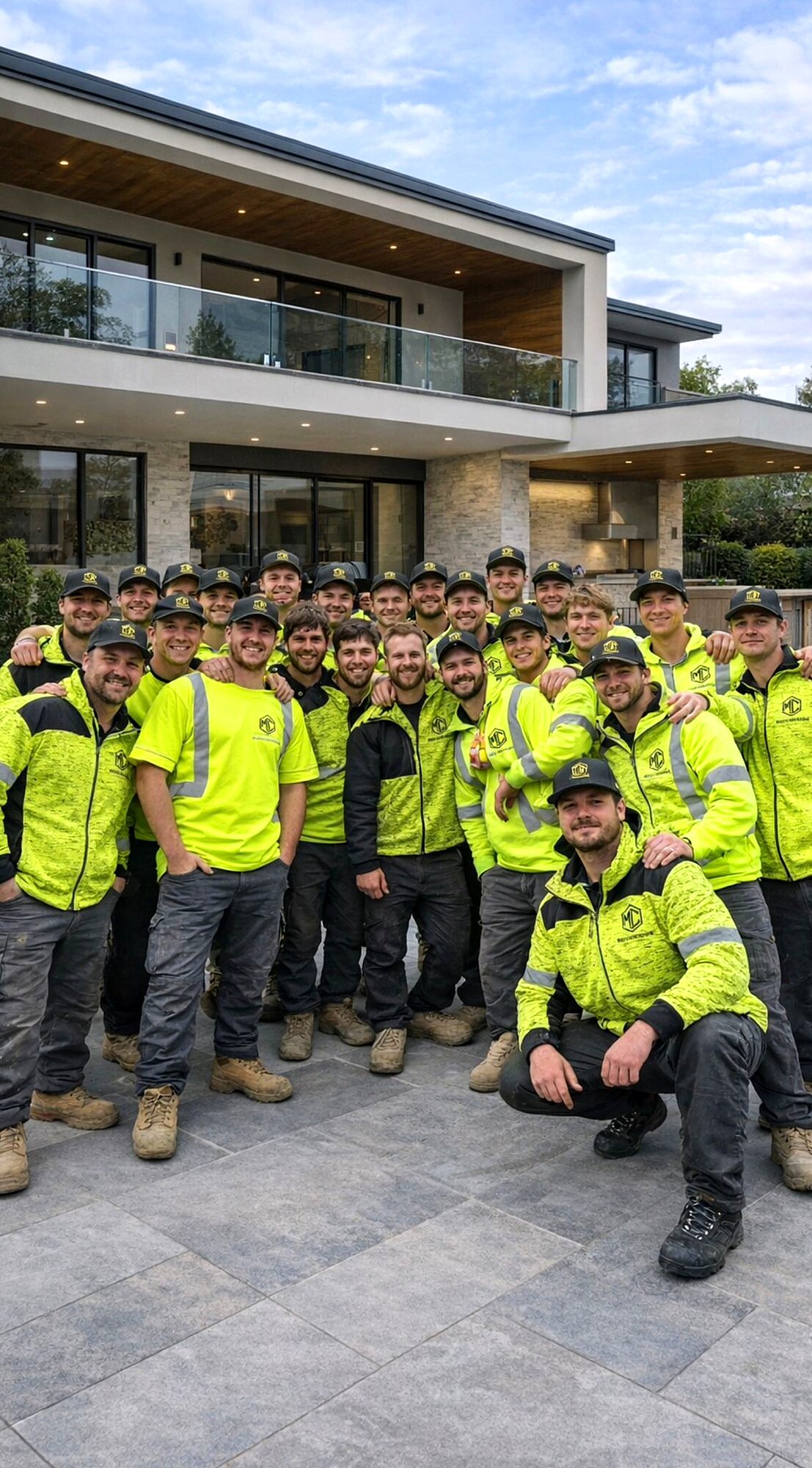 Machells crew on a D5 Build residential project, Brighton